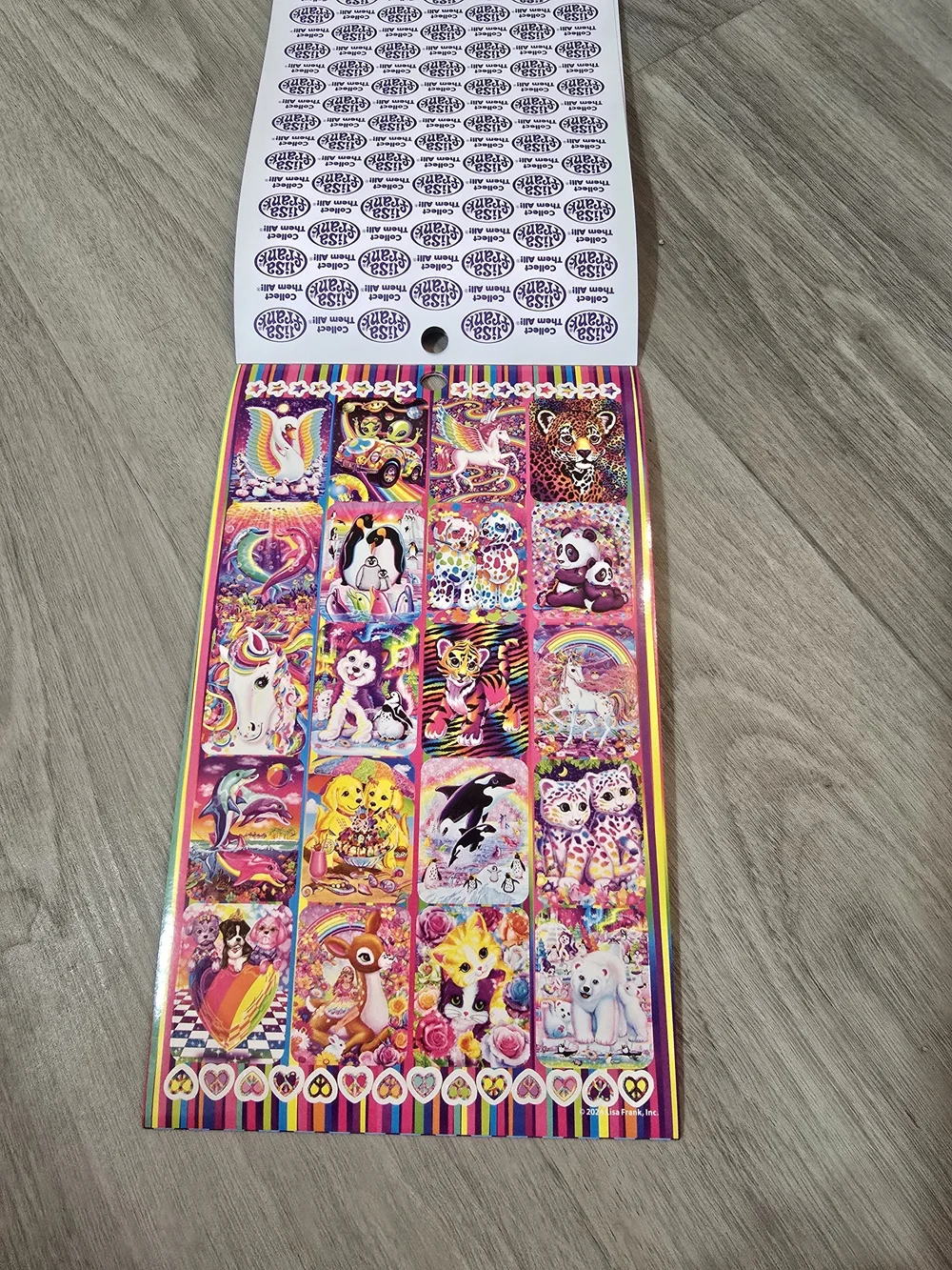 Lisa Frank Pink Rainbow 600+ Stickers Pack